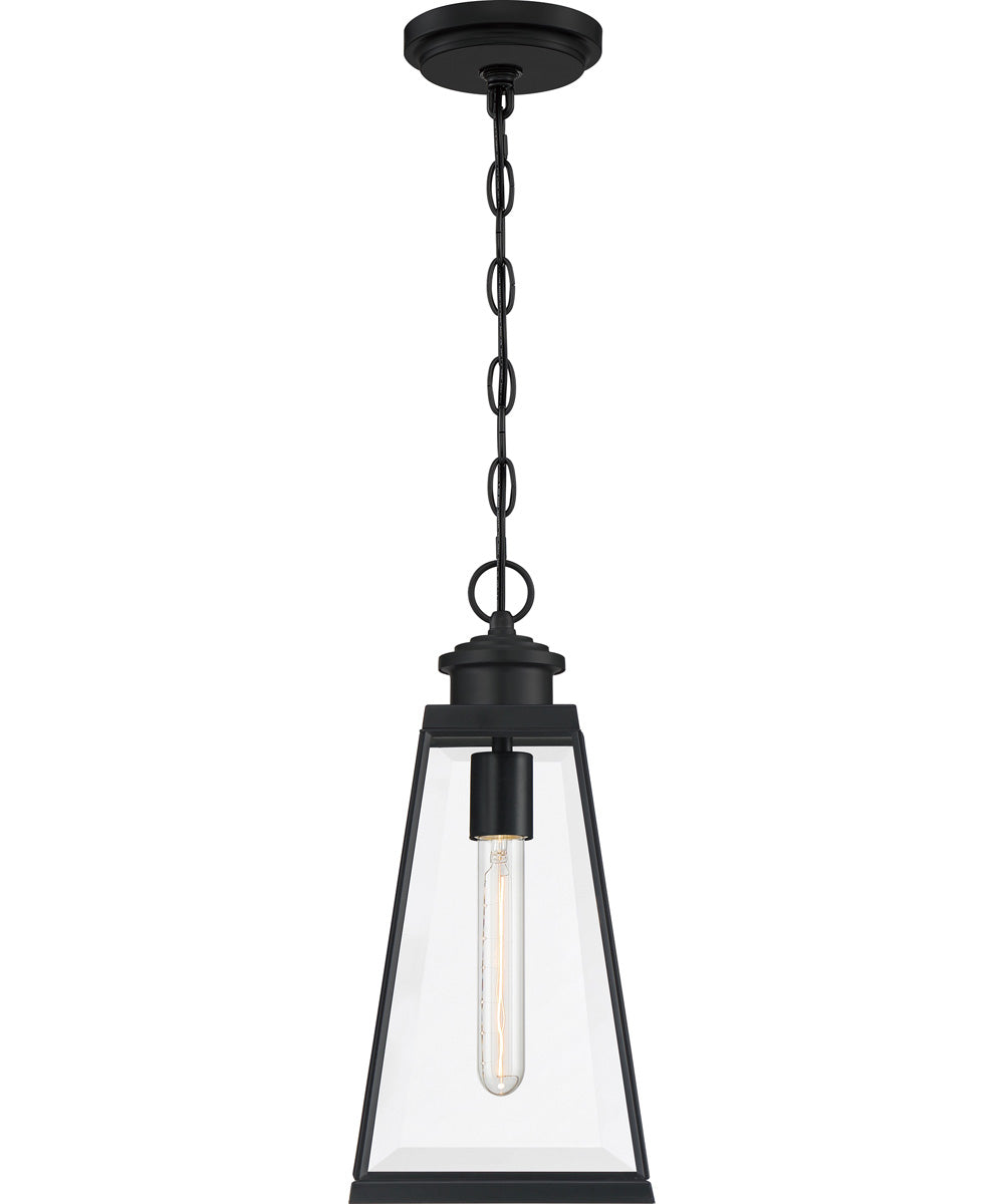 Paxton Medium 1-light Outdoor Pendant Light Matte Black