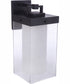 Hayner 1-Light Outdoor Wall Lantern Midnight