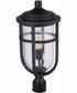 Voyage 1-Light Outdoor Post Mount Midnight