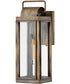 Sag Harbor 1-Light LED Small Outdoor Wall Mount Lantern in Burnished Bronze