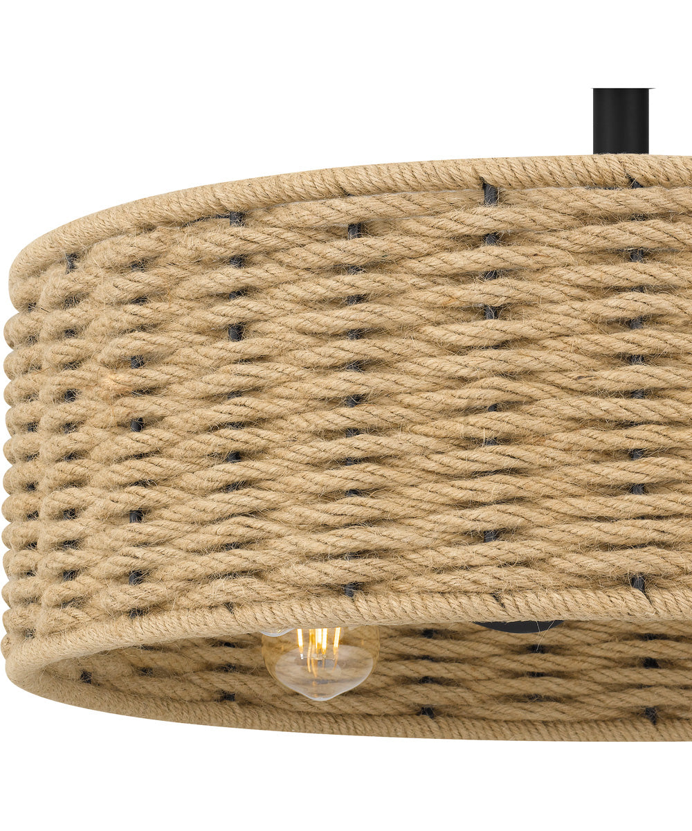 Quoizel Fandelier 4-light Fandelier Matte Black