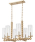 Tamara Day's Lee Boulevard 6-light Chandelier Aged Brass
