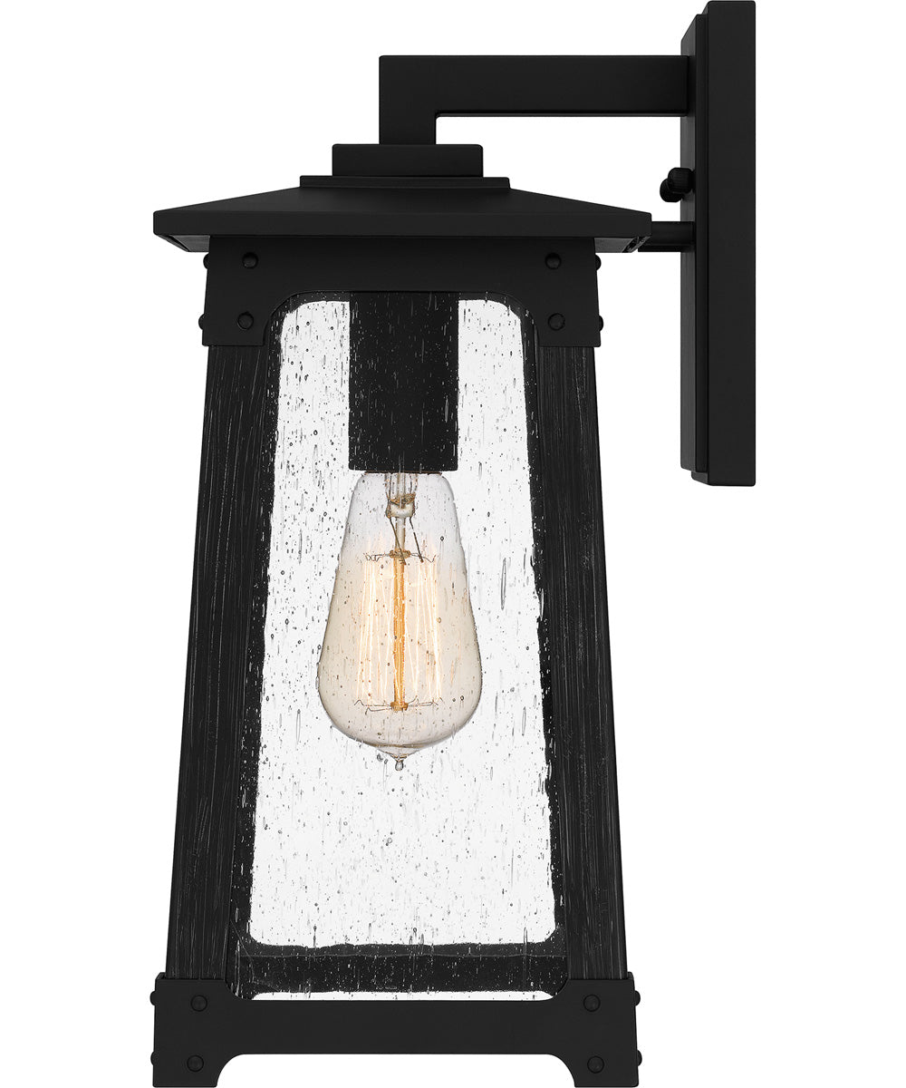 Drescher Medium 1-light Outdoor Wall Light  Coastal Armour Aluminum Matte Black