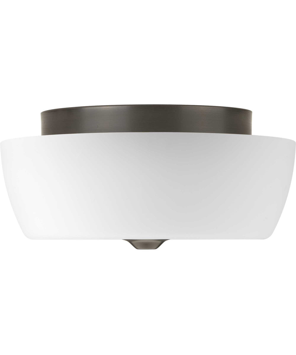 Leap 2-Light 14" Flush Mount Antique Bronze