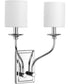 Bonita 2-Light Wall Sconce Polished Chrome