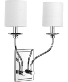 Bonita 2-Light Wall Sconce Polished Chrome
