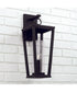 Elliott 1-Light Outdoor Wall-Lantern Rain or Shine - Black