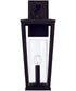 Elliott 1-Light Outdoor Wall-Lantern Rain or Shine - Black