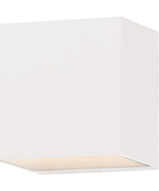 Blok 2-Light LED Outdoor Sconce White