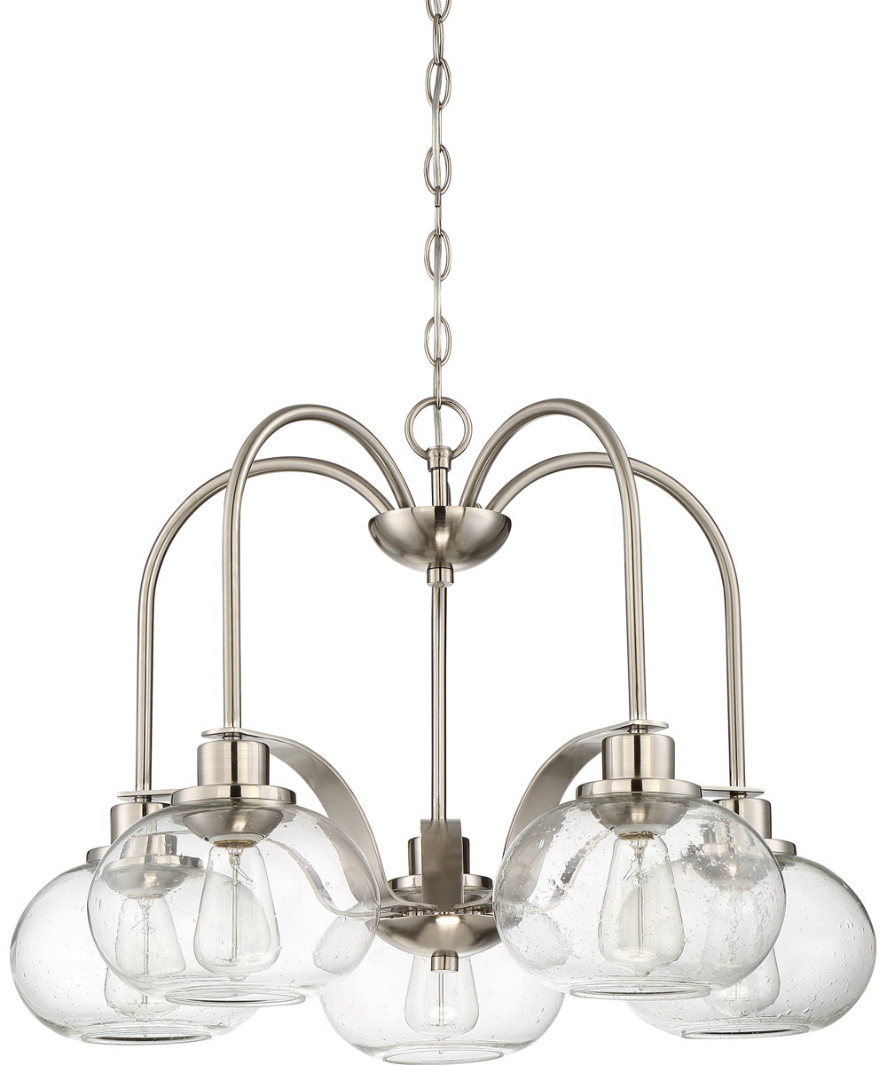 Trilogy 5-light Chandelier Brushed Nickel