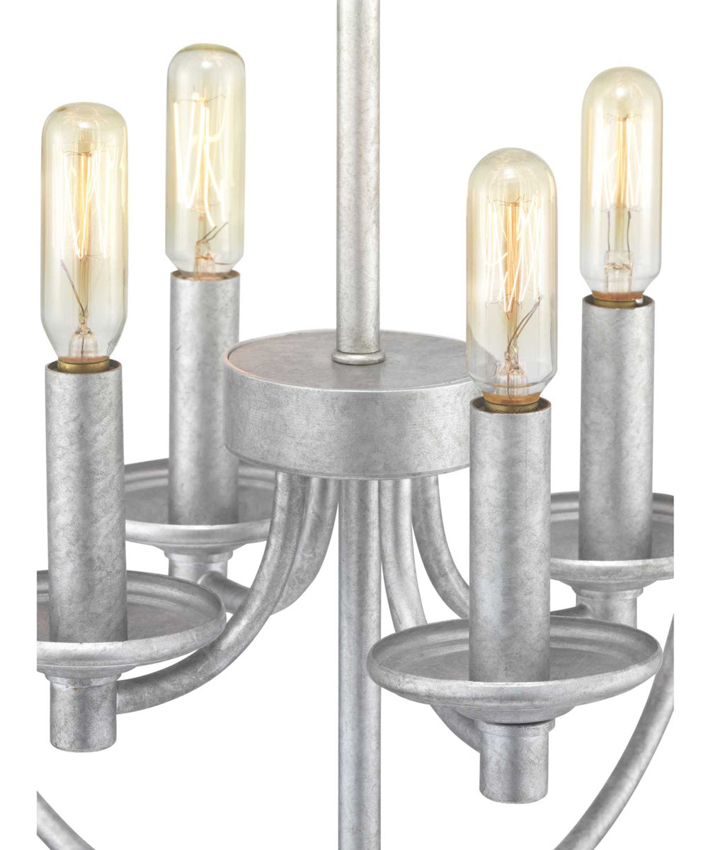 Gulliver 4-Light Foyer Galvanized Finish