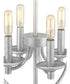 Gulliver 4-Light Foyer Galvanized Finish