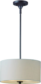 13"W Bongo 2-Light Pendant / Semi-Flush Mount Oil Rubbed Bronze