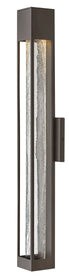28"H Vapor 1-Light Large Outdoor Wall Light in Bronze