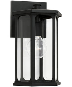 Walton 1-Light Outdoor Wall-Lantern Rain or Shine - Black