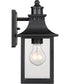 Chancellor Small 1-light Outdoor Wall Light Mystic Black