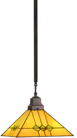 18"W Martini Mission Pendant