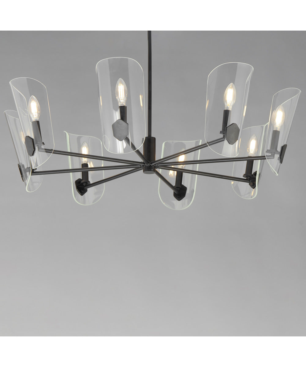 Armory 8-Light Chandelier Black