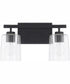 Greyson 2-Light Vanity Matte Black
