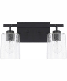 Greyson 2-Light Vanity Matte Black