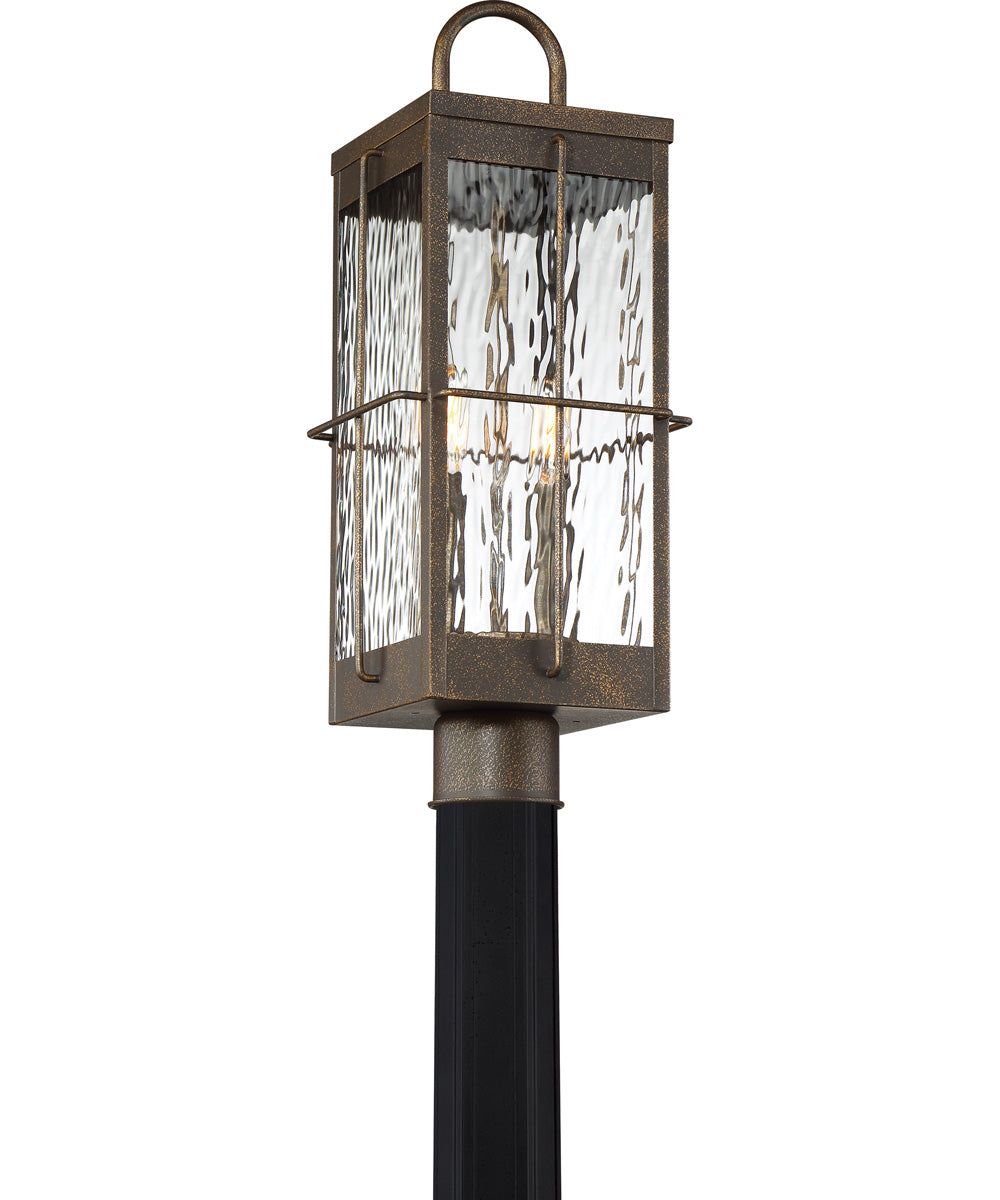 Ward Large 2-light Outdoor Post Light Gilded Bronze