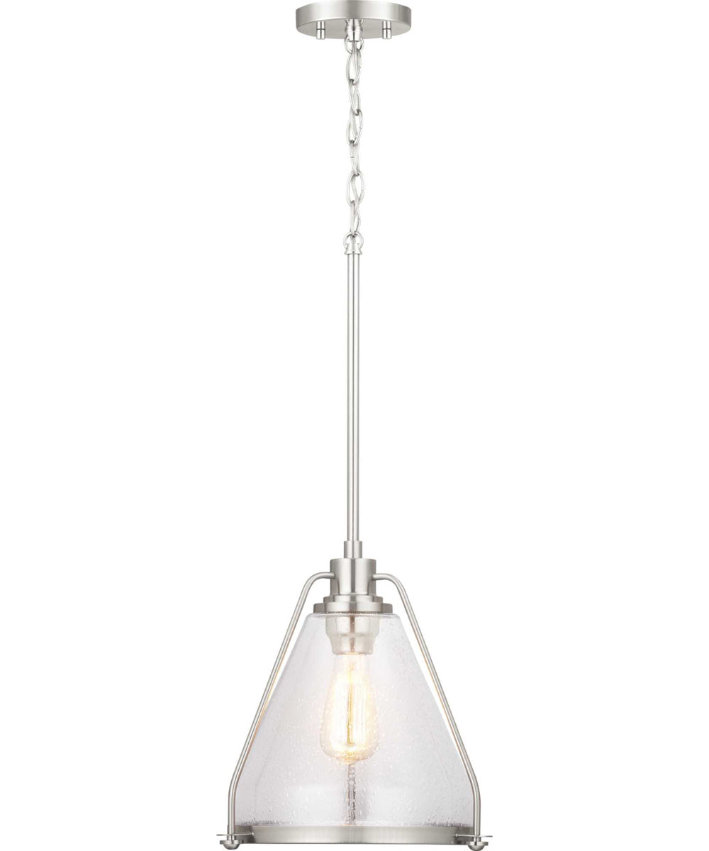 Range 1-Light Pendant Brushed Nickel