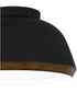 Tamara Medium 3-light Flush Mount Matte Black