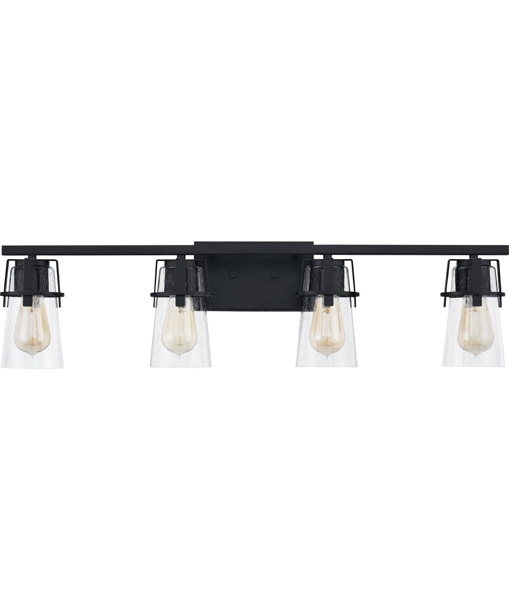 Knox Extra Large 4-light Bath Light Matte Black