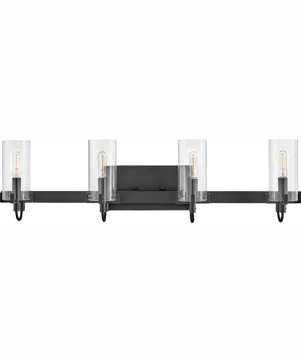Ryden 4-Light Four Light Vanity in Black