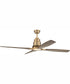 60" Ricasso 1-Light Ceiling Fan Satin Brass