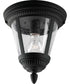 Westport 1-Light 9-1/8" Flush Mount Textured Black