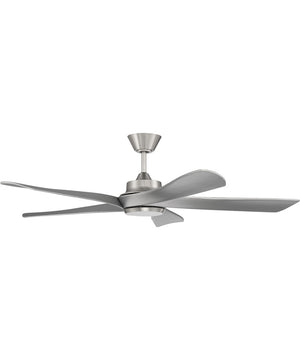 52" Captivate Ceiling Fan (Blades Included) Brushed Polished Nickel