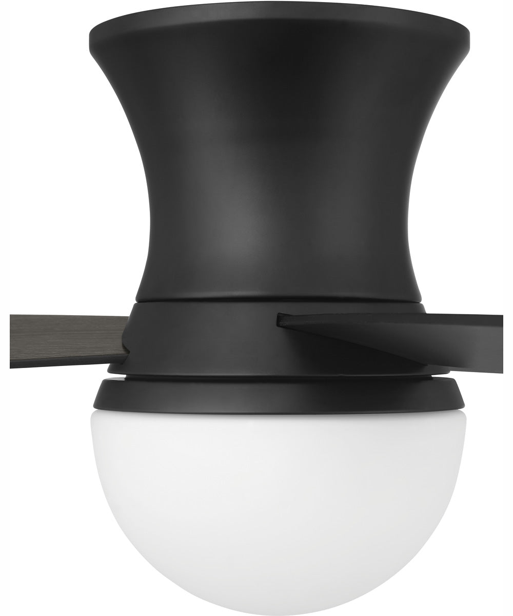 52" Daybreak 1-Light Ceiling Fan Flat Black