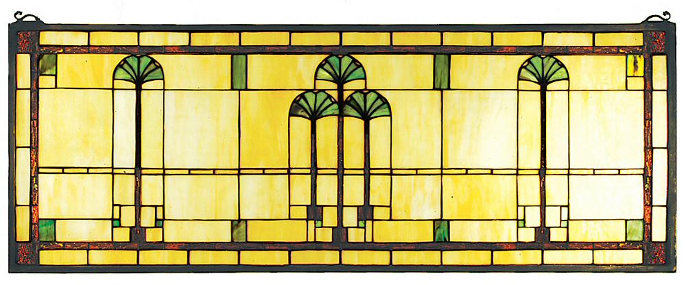 13"H x 35"W Ginkgo Window