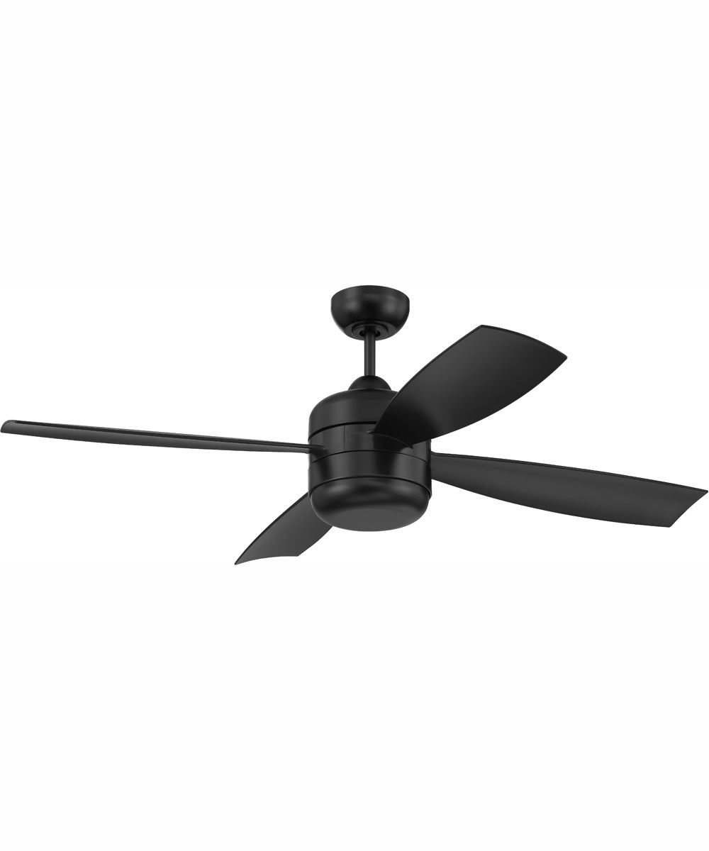 52" Sebastion 2-Light Indoor/Outdoor Ceiling Fan Flat Black