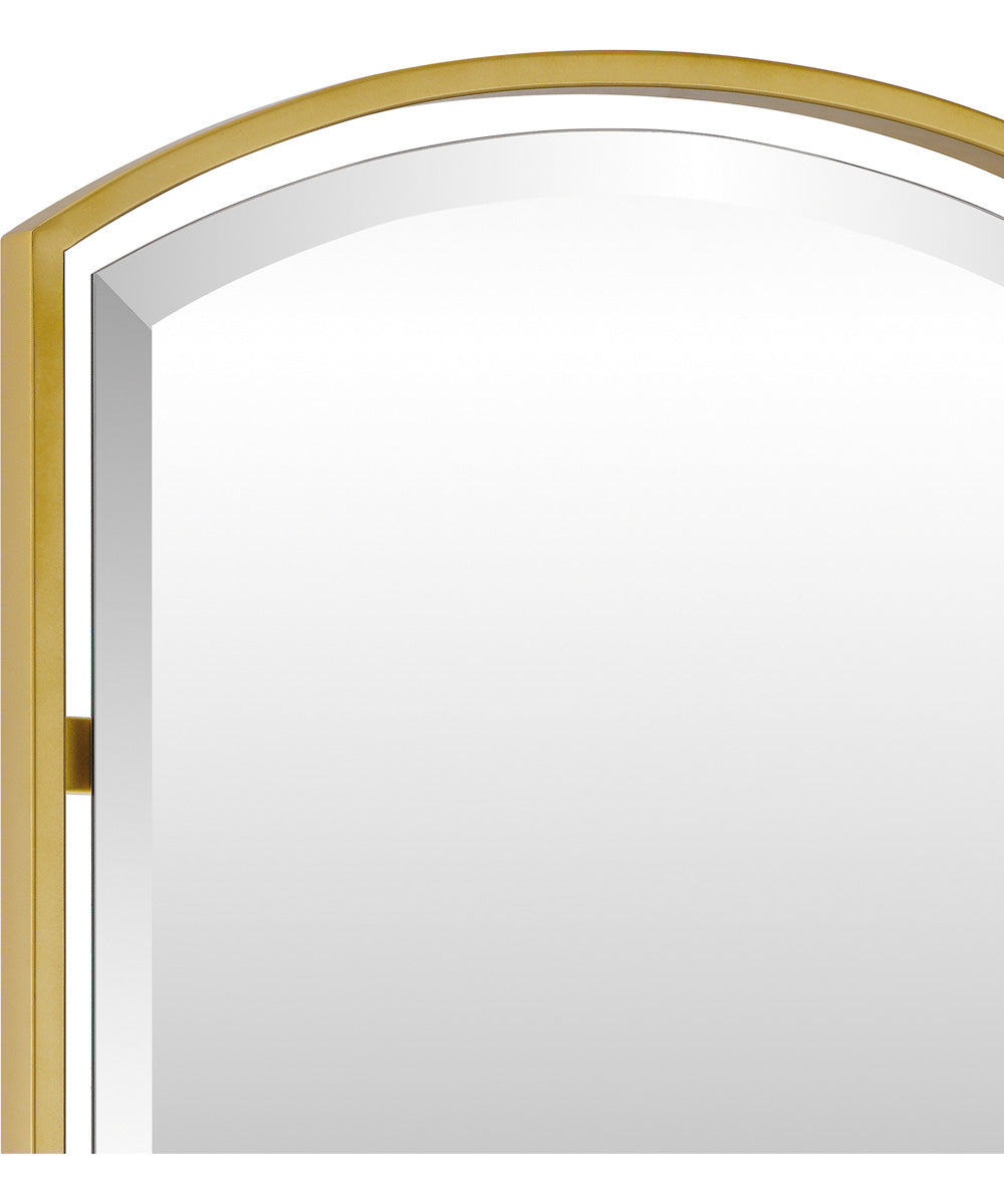 Quoizel Reflections Large Mirror Painted Brass