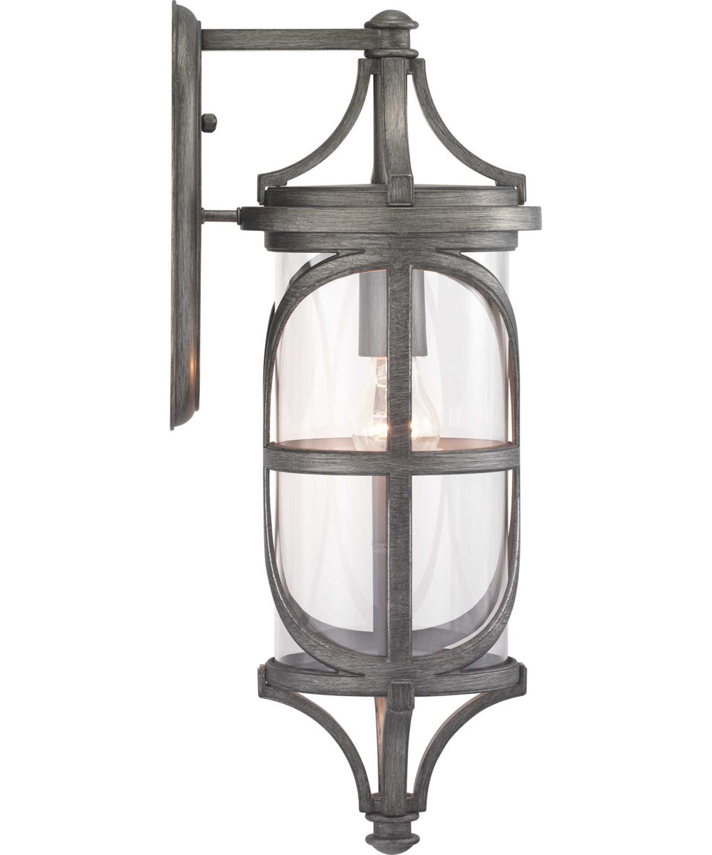 Morrison 1-Light Medium Wall Lantern Antique Pewter