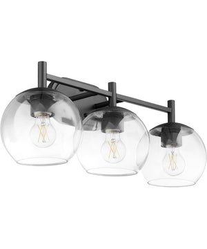 Lyon 3-light Bath Vanity Light Matte Black