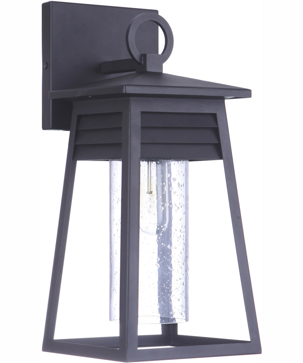 Becca 1-Light Outdoor Wall Lantern Matte Black