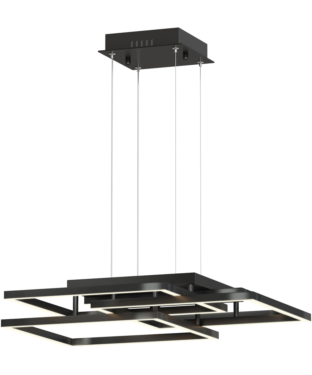 Traverse LED Pendant Black