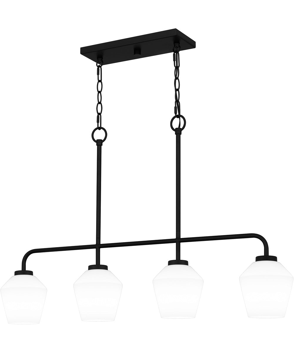 Nielson Medium 4-light Island Light Matte Black
