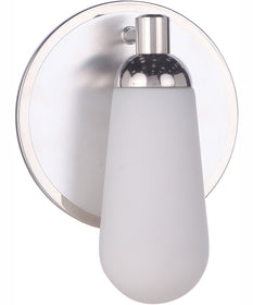 Riggs 1-Light Wall Sconce Brushed Polished Nickel / Polished Nickel
