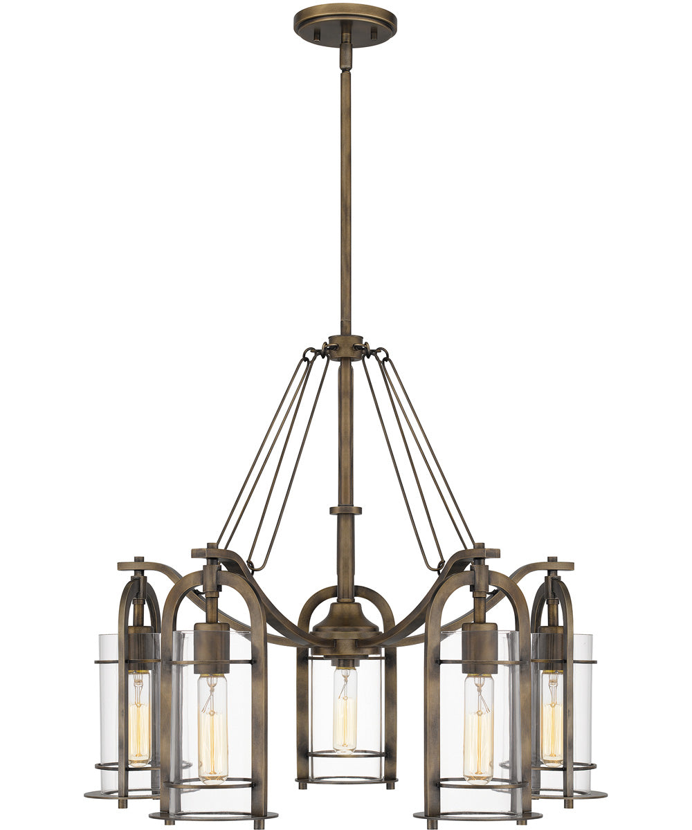 Toscana 5-light Chandelier Statuary Bronze