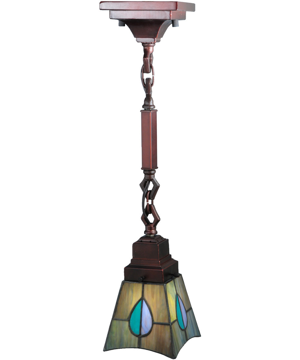 7"W Mackintosh Leaf Mini-Pendant