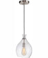 Pendant 1-Light Pendant Brushed Polished Nickel