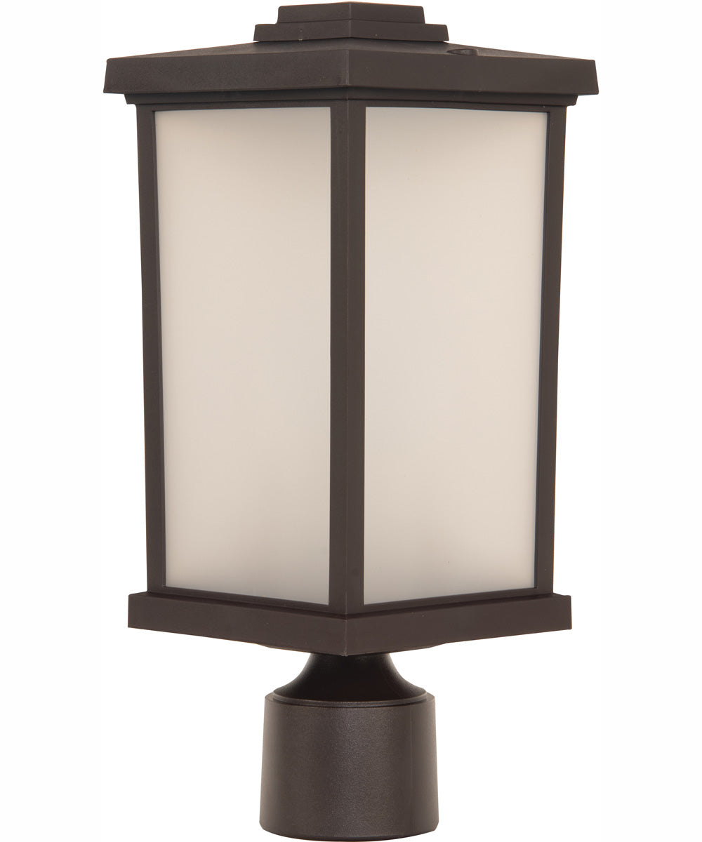 Resilience Lanterns 1-Light Outdoor Post Mount Bronze