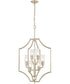 Cheswick 6-Light chandelier  Aged Silver