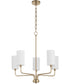 Tamara Day's Charlotte 5-light Chandelier Aged Brass