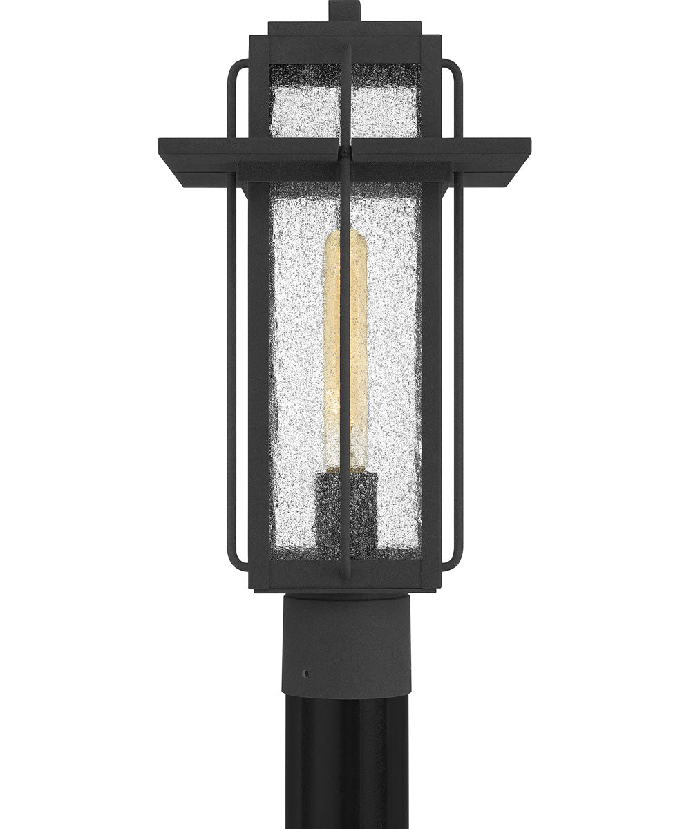 Randall Large 1-light Outdoor Post Light  Coastal Armour Aluminum Mottled Black