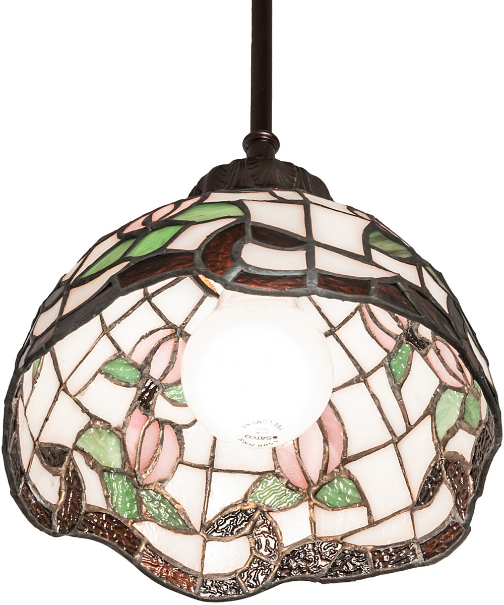 7" Wide Roseborder Mini Pendant